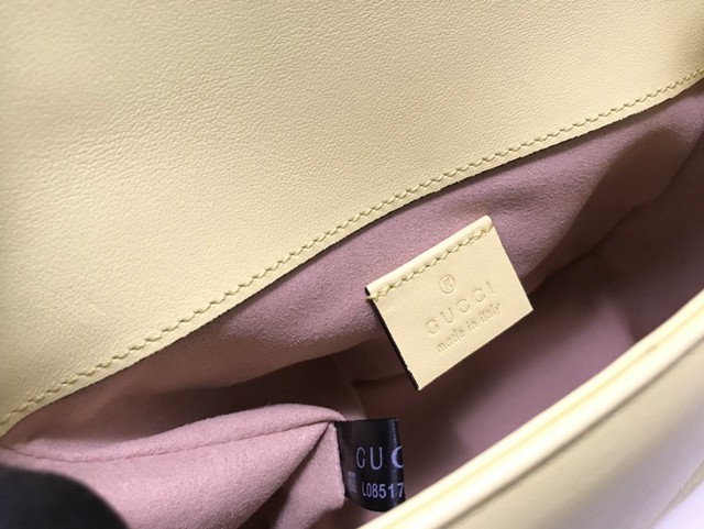 Gucci高仿專櫃女包 547260 古馳GG Marmont 2020早秋系列馬卡龍新色 Gucci手提女包  gqy3861